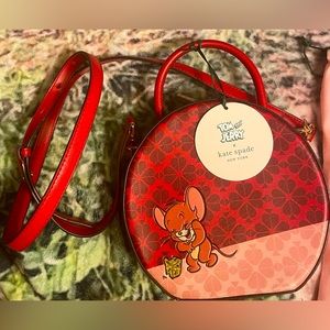 RARE Kate Spade Tom & Jerry Limited Edition Anniversary Crossbody Purse, w Strap